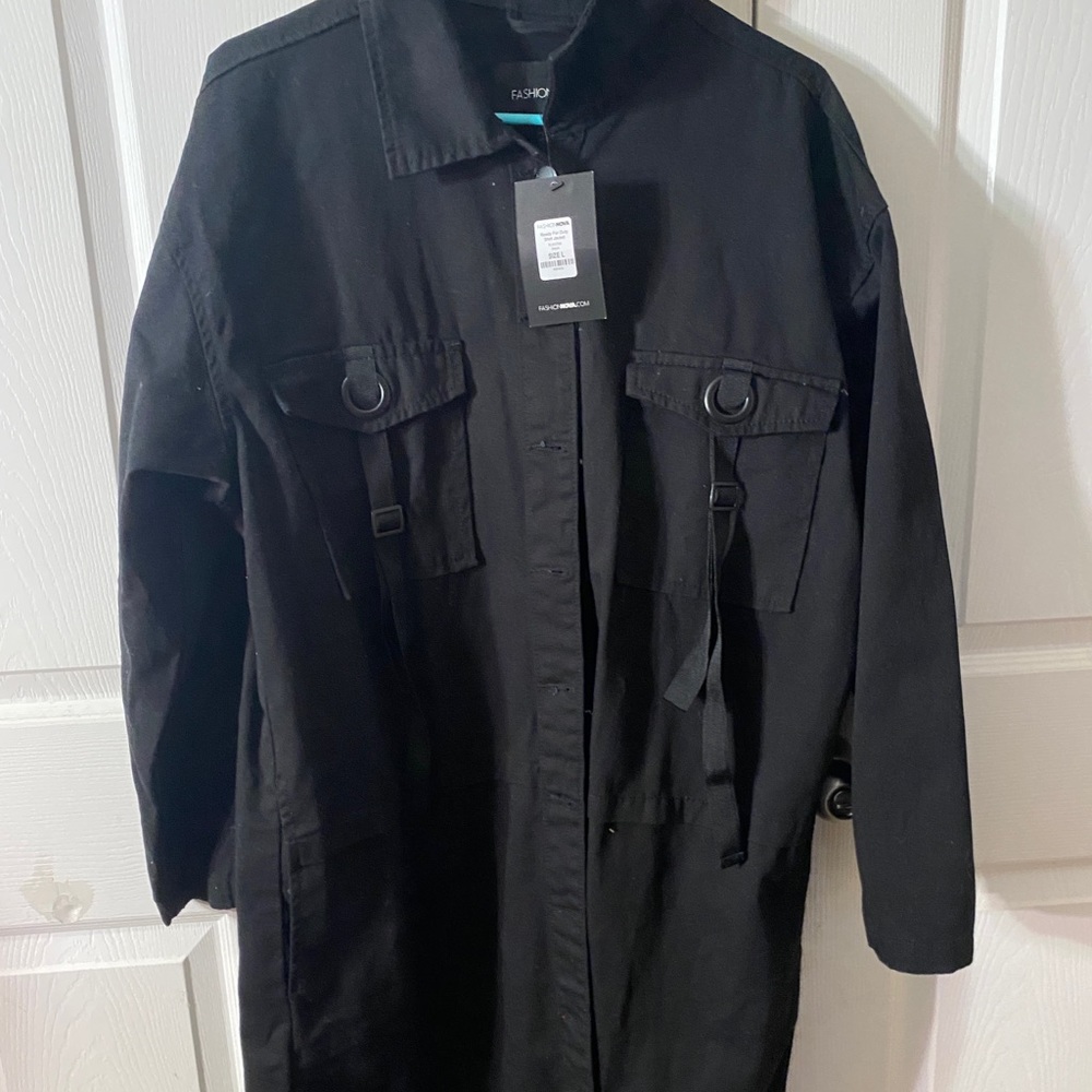 Fashion Nova “Ready For Duty Shirt Jacket”